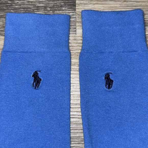 Polo by Ralph Lauren Men’s Blue Dress Socks - Picture 5 of 5